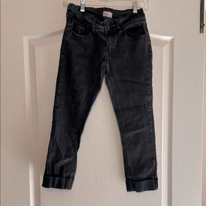 So Heritage Black Ankle Cropped Jeans